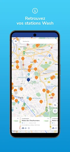 Wash TotalEnergies lavage auto screenshot
