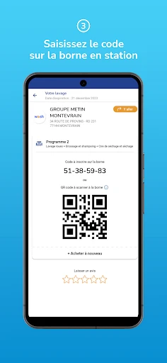 Wash TotalEnergies lavage auto screenshot