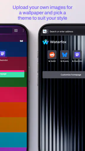 Waterfox: Navigateur Privacy screenshot