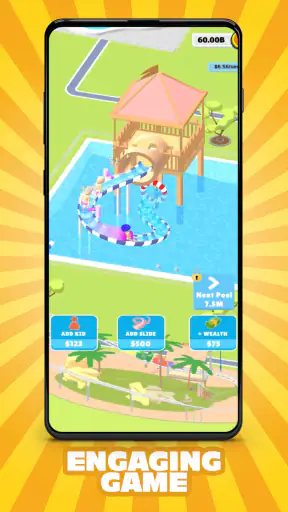 Waterslide Tycoon Home Screen screenshot