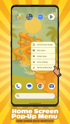 Waterslide Tycoon Home Screen screenshot