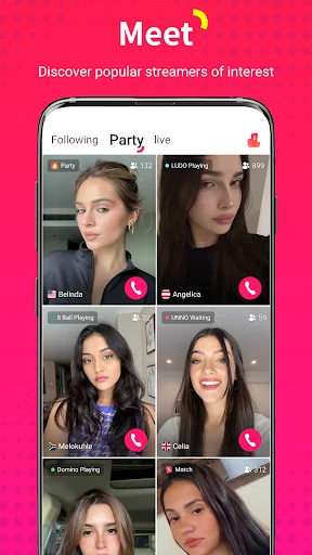 WeJoy-Live video chat&party screenshot
