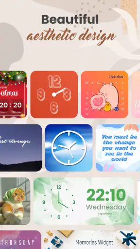 Widget 2025: Widget Esthétique screenshot
