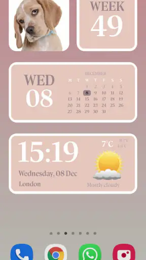 Widgets Color Widgets + Icons screenshot