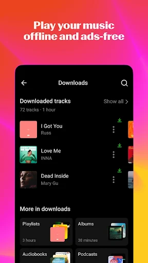 Yandex Music, Books & Podcasts screenshot