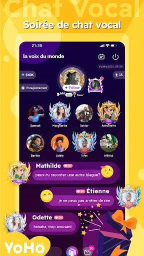YoHo : Chat vocal de groupe screenshot