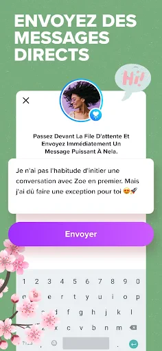 Zoe: Rencontres lesbiennes app screenshot