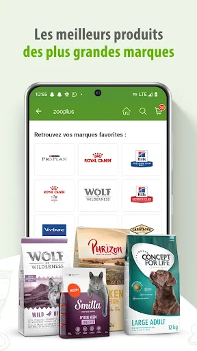 zooplus - Animalerie en ligne screenshot