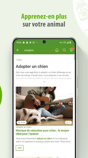 zooplus - Animalerie en ligne screenshot