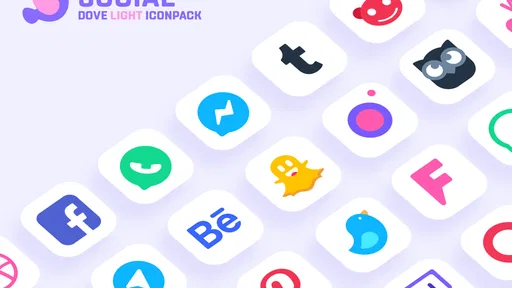 Dove Light : Icon Pack screenshot