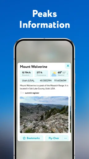 PeakVisor - 3D Maps & Peaks ID screenshot