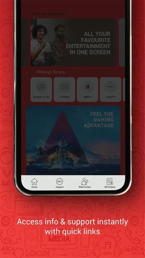 ACT Fibernet screenshot