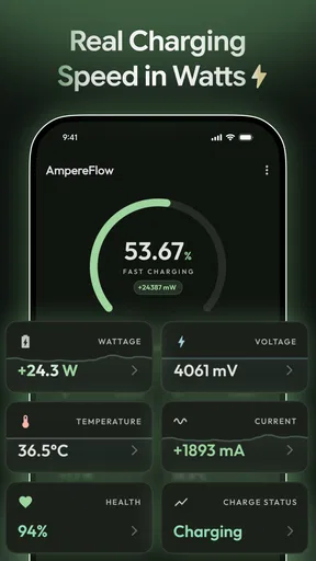 AmpereFlow: बैटरी चार्जिंग screenshot