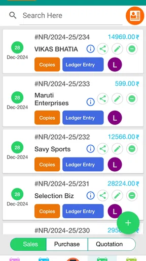 Tally Invoice GST Billing App screenshot