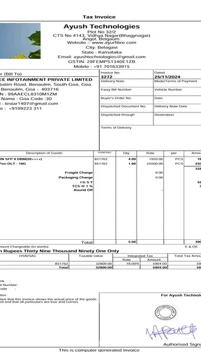 Tally Invoice GST Billing App screenshot