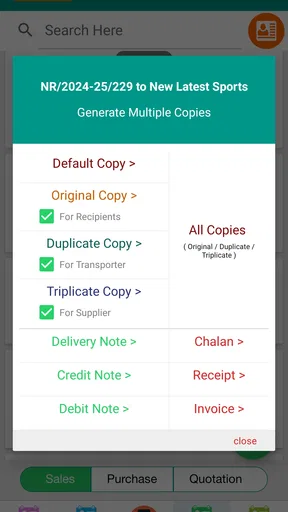 Tally Invoice GST Billing App screenshot