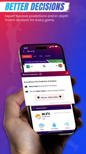 Cricdope - Cricket Prediction screenshot