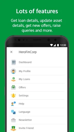 Hero FinCorp - Customer App screenshot