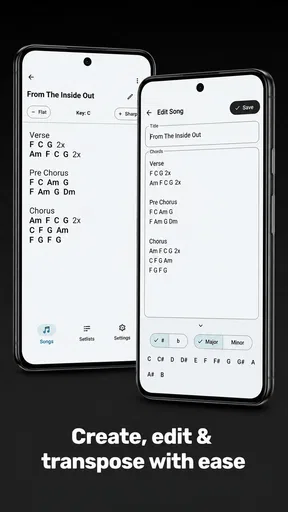 Kordz - Chord Transposer screenshot