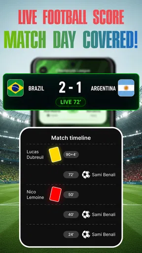 GoalLive: World Cup Live Score screenshot