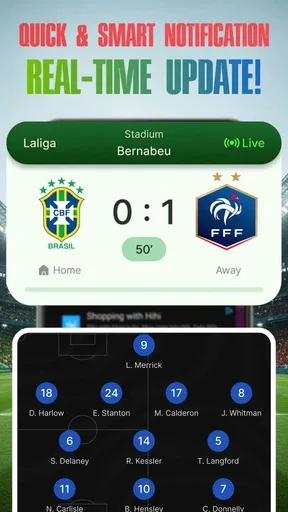 GoalLive: World Cup Live Score screenshot