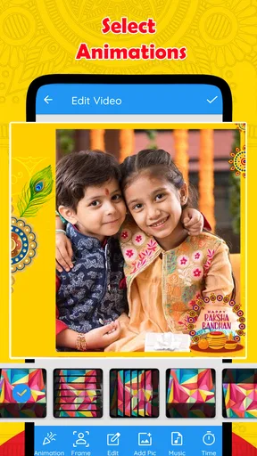 Raksha Bandhan Video Maker screenshot