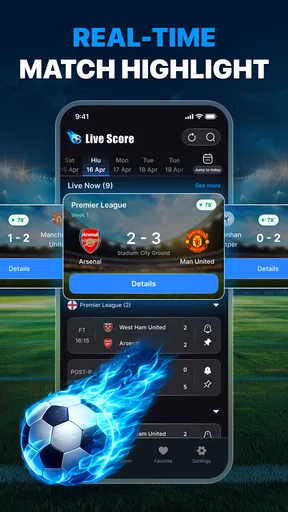 Football Live Score Updates screenshot