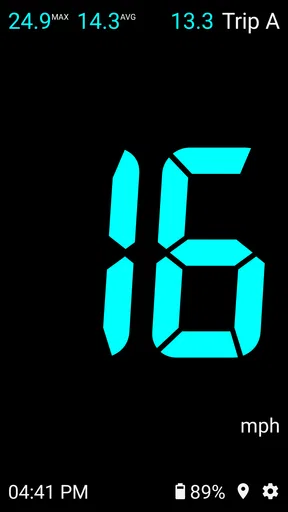 Bicycle Speedometer screenshot
