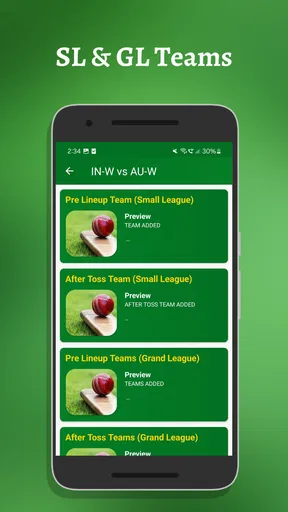 CricVric: GL SL Prediction App screenshot