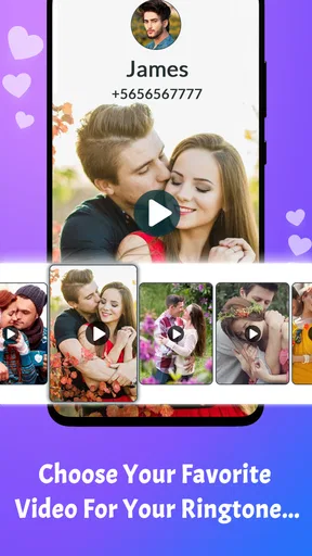 Love Video Ringtone for Incomi screenshot