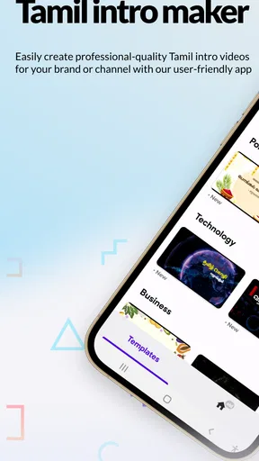 Tamil intro maker screenshot