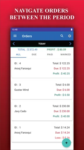 Store Manager: stock and sales screenshot