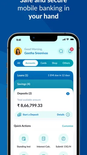 IOB Connect - Mobile Banking screenshot