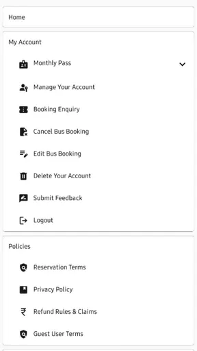 KSRTC AWATAR Booking App screenshot
