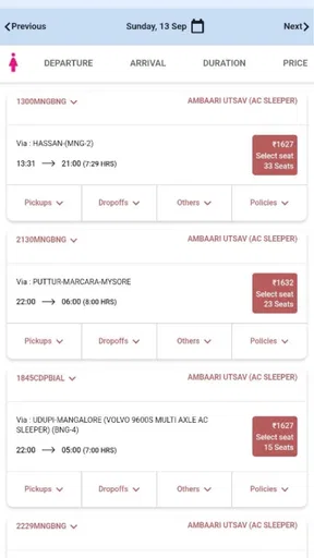 KSRTC AWATAR Booking App screenshot