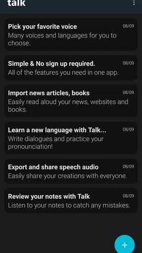 Talk: Text to Voice screenshot