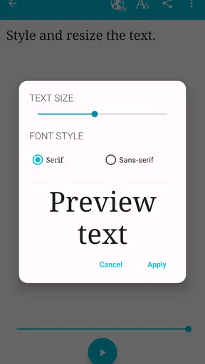 Talk: Text to Voice screenshot