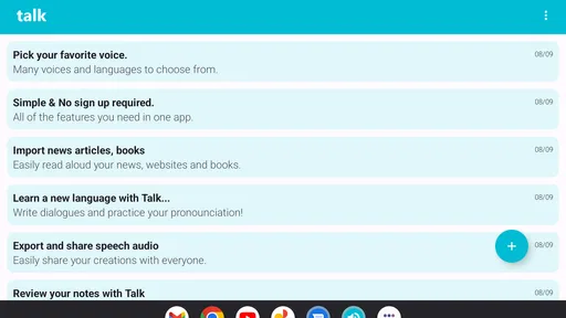 Talk: Text to Voice screenshot