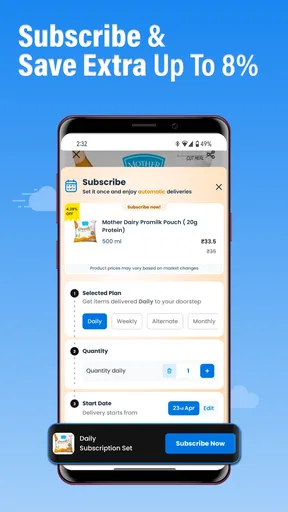 Milkbasket: Grocery Delivery screenshot
