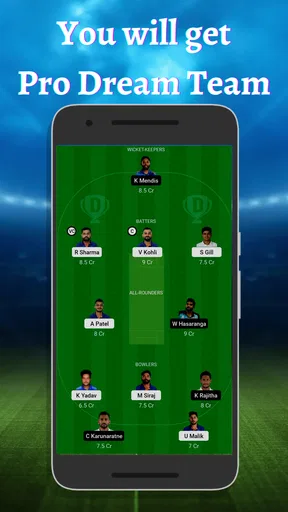 FantasyWarrior: Prediction App screenshot