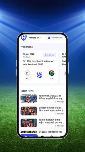 Fantasy247-Team Prediction App screenshot
