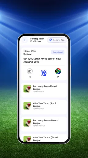 Fantasy247-Team Prediction App screenshot