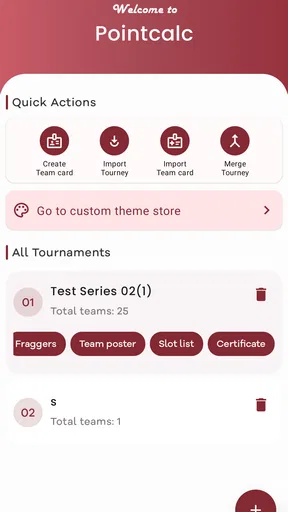 Pointcalc | Point table maker screenshot