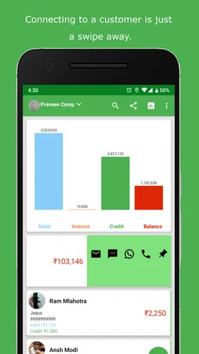 Mobile Ledger: Account/Khata screenshot