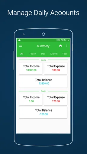 Daily Income & Expense Book screenshot