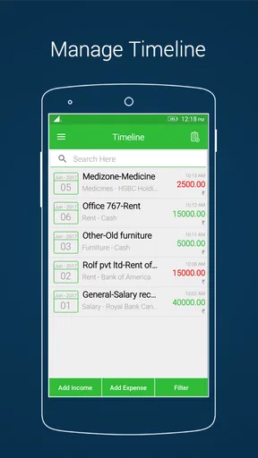 Daily Income & Expense Book screenshot