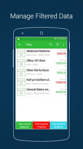 Daily Income & Expense Book screenshot