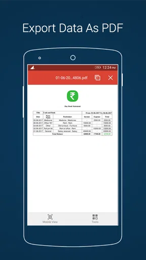 Daily Income & Expense Book screenshot
