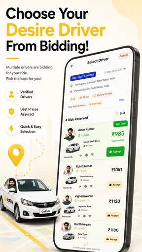 GoRide: Cab, Bike Taxi & Pool screenshot