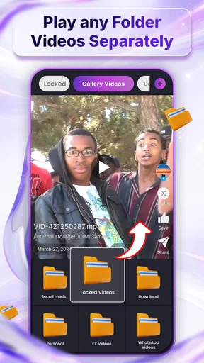 Reels Style HD Video Player screenshot